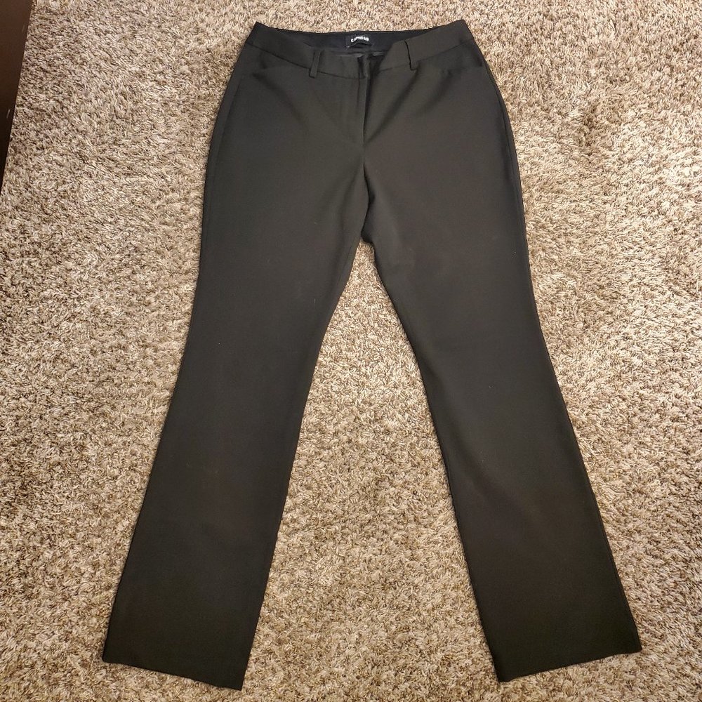 Express Publicist Barely Boot mid-rise Curvy pants